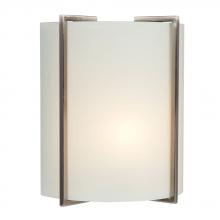 Galaxy Lighting 212510BN/WH-213EB - Wall Sconce - in Brushed Nickel finish with Satin White Glass