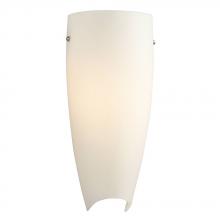Galaxy Lighting 213140BN-PL13 - Wall Sconce - in Brushed Nickel finish with Satin White Glass