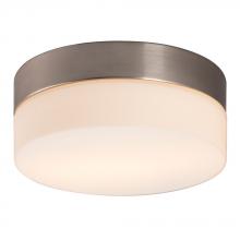 Galaxy Lighting L612312BN007A2 - LED Flush Mount Ceiling Light - in Brushed Nickel finish with Satin White Glass