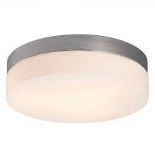 Galaxy Lighting L612314CH010A1 - LED Flush Mount Ceiling Light - in Polished Chrome finish with Satin White Glass