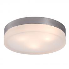 Galaxy Lighting 615274CH-213EB - Flush Mount Ceiling Light - in Polished Chrome finish with Frosted Glass