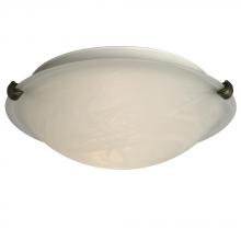 Galaxy Lighting 680112MB-ORB - Flush Mount - Oil Rubbed Bronze w/ Marbled Glass