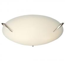 Galaxy Lighting L680232BN016A1 - LED Flush Mount Ceiling Light - in Brushed Nickel finish with Satin White Glass