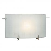 Galaxy Lighting 790511PT-113EB - 1-Light Bath & Vanity Light - in Pewter finish with Frosted Linen Glass