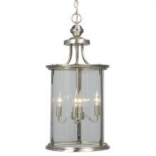Galaxy Lighting 912300BN - Pendant - Brushed Nickel with Clear Glass