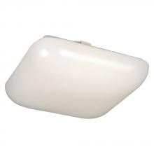 Galaxy Lighting L941919WH024A1 - LED Flush Mount Ceiling Light / Square Cloud Light - in White finish with White Acrylic Lens (Fluore
