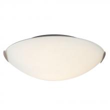 Galaxy Lighting ES612410BN - Flush Mount Ceiling Light - in Brushed Nickel finish with Satin White Glass