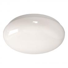 Galaxy Lighting L650202WH016A1 - LED Flush Mount Ceiling Light or Wall Mount Fixture - in White finish with White Acrylic Lens