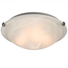 Galaxy Lighting ES680116MB-PTR - Flush Mount Ceiling Light - in Pewter finish with Marbled Glass