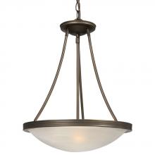 Galaxy Lighting ES811480ORB - Pendant - in Oil Rubbed Bronze finish with Marbled Glass