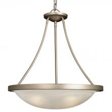 Galaxy Lighting ES811481PT - Pendant - in Pewter finish with Marbled Glass