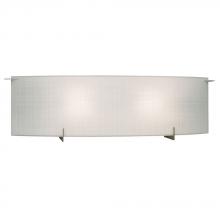 Galaxy Lighting L790515PT024A1 - LED 2-Light Bath & Vanity Light - in Pewter finish with Frosted Linen Glass