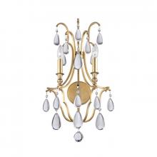 Hudson Valley 9302-AGB - 2 LIGHT WALL SCONCE