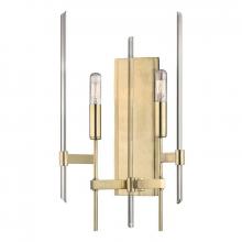 Hudson Valley 9902-AGB - 2 LIGHT WALL SCONCE