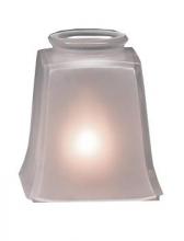 Arroyo Craftsman BG-FCE - frosted curved edge art glass shade (Ruskin only)