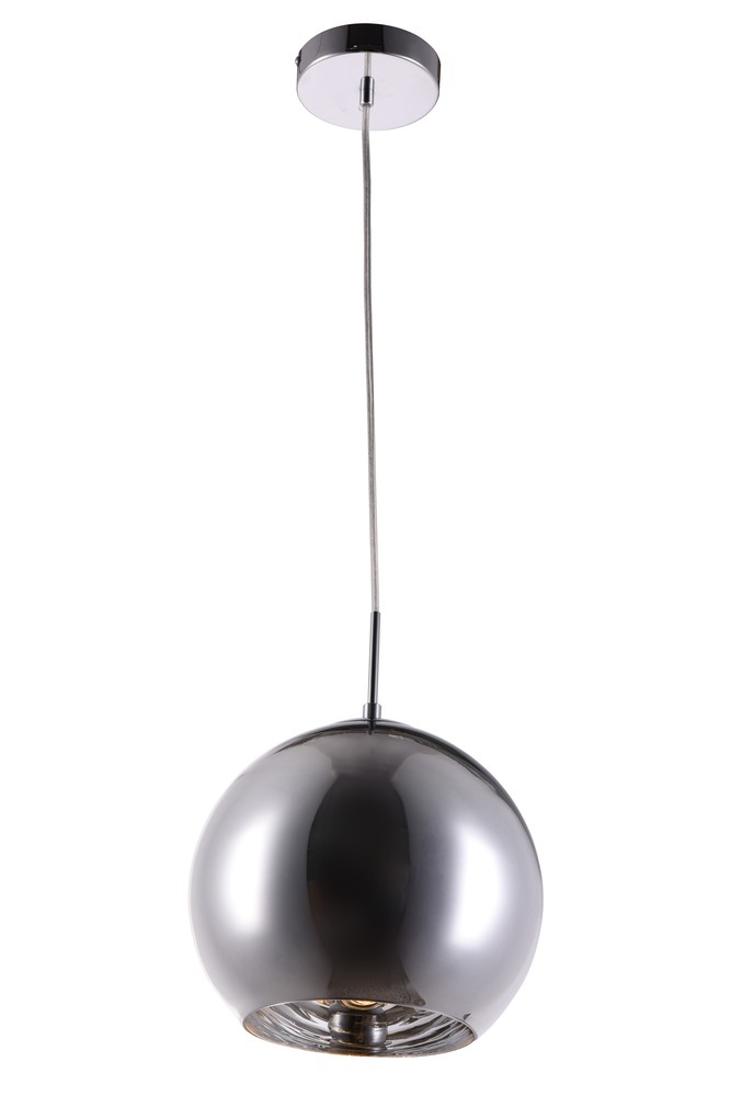 Reflection Collection Pendant D9.5in H9.5in Lt:1 Chrome finish