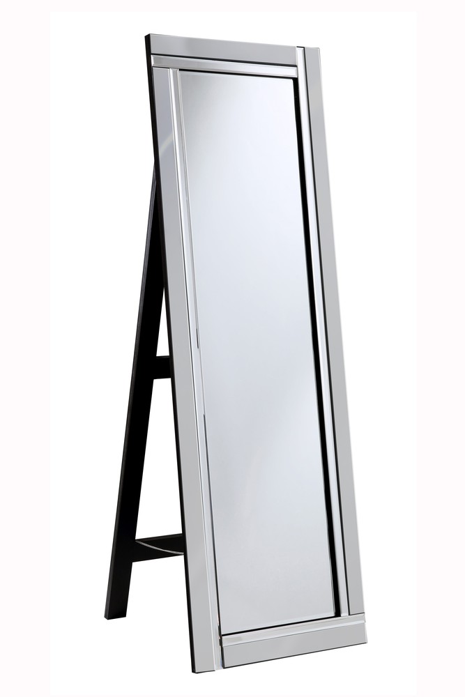 Modern 17.8 in. Contemporary Mirror in Clear