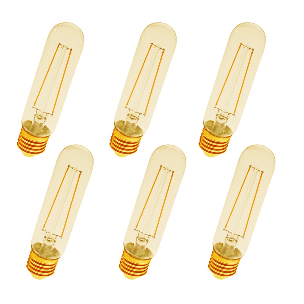 LED T10 LIGHT BULB, 2200K, 360°, CRI80, ETL, 3W, 40W EQUIVALENT, 15000HRS, LM300, DIMMABLE, 2 YEARS 