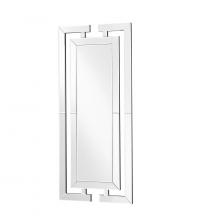 Elegant MR9146 - Sparkle 21 In. Contemporary Rectangle Mirror in Clear
