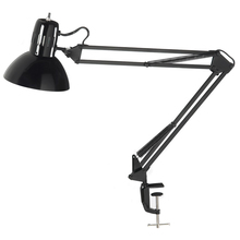 Dainolite DXL334-X-BK - Clamp-On Task Lamp, Gloss Black