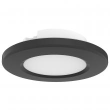 Nuvo 62/1584 - 4 inch; LED Surface Mount Fixture; CCT Selectable 3K/4K/5K; Black