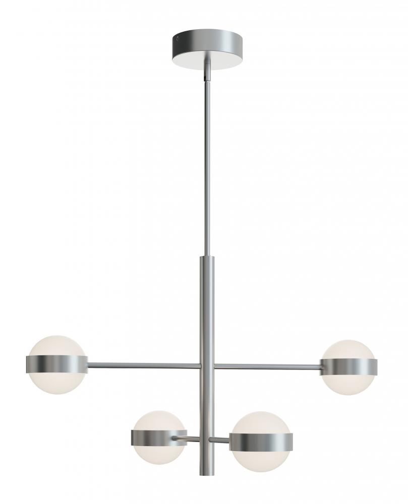 Verona 4 Light LED Pendant,120-277V,40W,5 CCT,SN