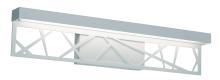 AFX Lighting, Inc. BONV240520L30ENWH - Boon - 24'' Vanity Light Fixture - White Finish - White Glass Shade