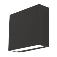 AFX Lighting, Inc. DKTW0807LAJUDBK - Dakota 8'' LED Outdoor Sconce,120-277V,24W,5 CCT,BK