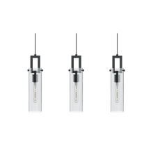 AFX Lighting, Inc. HOUP04MBBKLNR3 - Houston 3 Light Linear Pendant,60W,BK