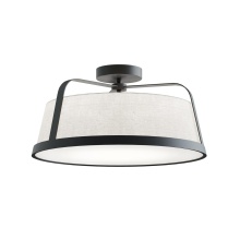 AFX Lighting, Inc. LIZC18MBBK - Lizzette 18'' Med Base Ceiling,120V,BK