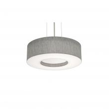 AFX Lighting, Inc. MCP1524LAJUDBK-GY - Montclair 15'' LED Pendant - 18W 120-277V,BK w/ GY