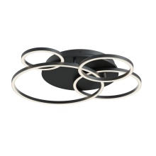 AFX Lighting, Inc. ORBF24LAJD1BK - Orbit 24'' LED Semi Flush Mount,120V,57W,5 CCT,BK