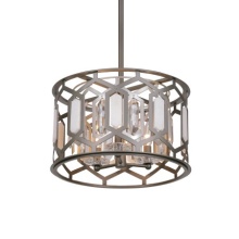 Minka-Lavery 3585-795 - Hexly - 3 Light Semi Flush and Pendant