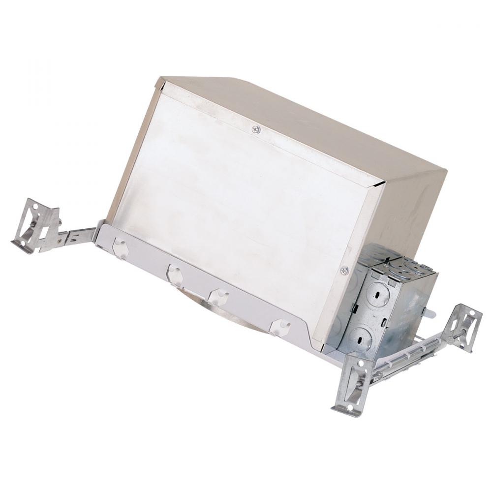 6" Line Voltage IC AT Sloped Ceiling New Construction Double Wall Housing