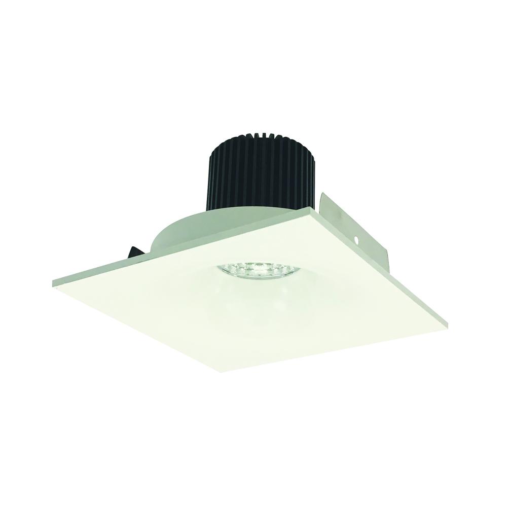 4" Iolite LED Square Bullnose, 1000lm / 14W, 3000K, White Finish