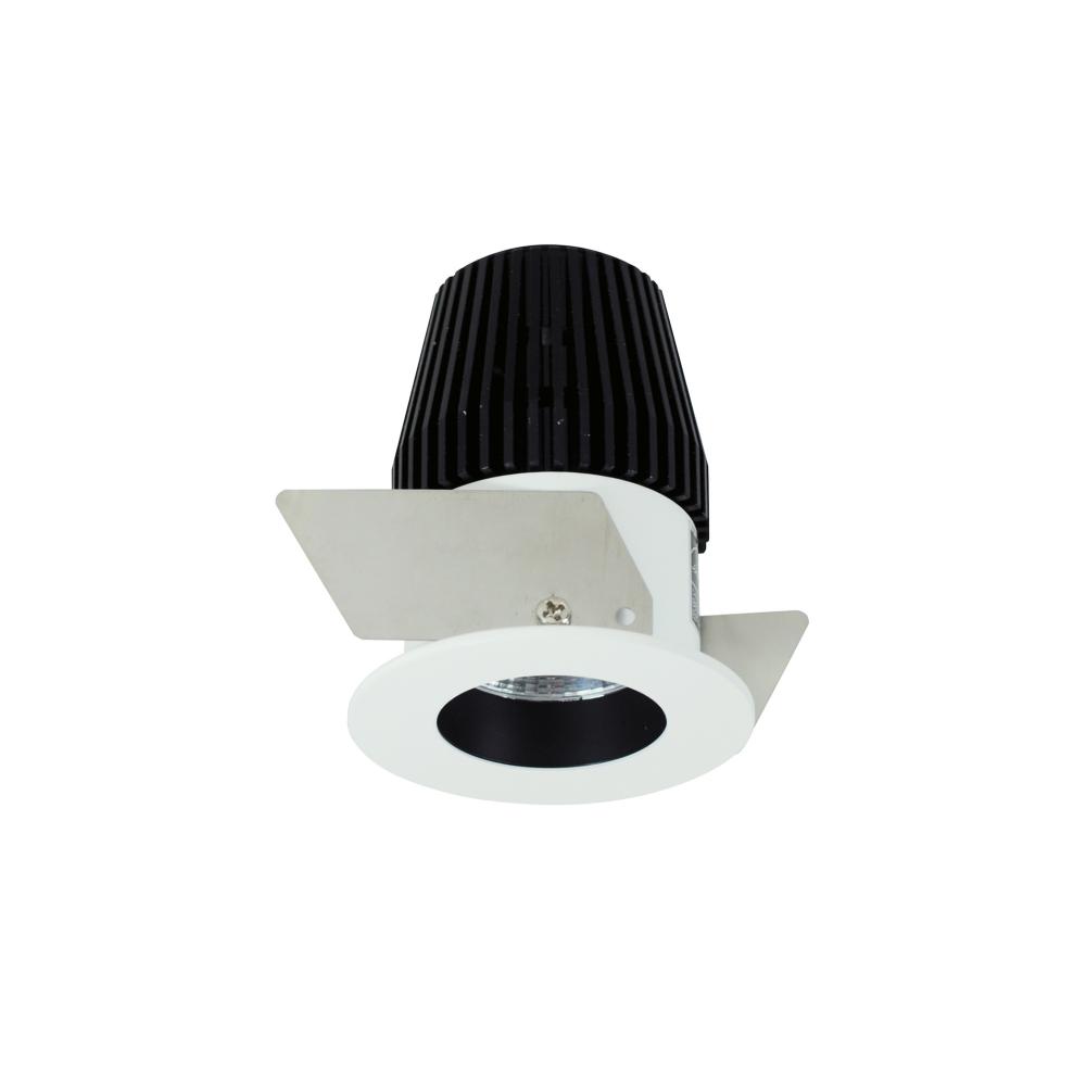 1" Iolite LED NTF Round Reflector, 600lm, 2700K, Black Reflector / White Flange