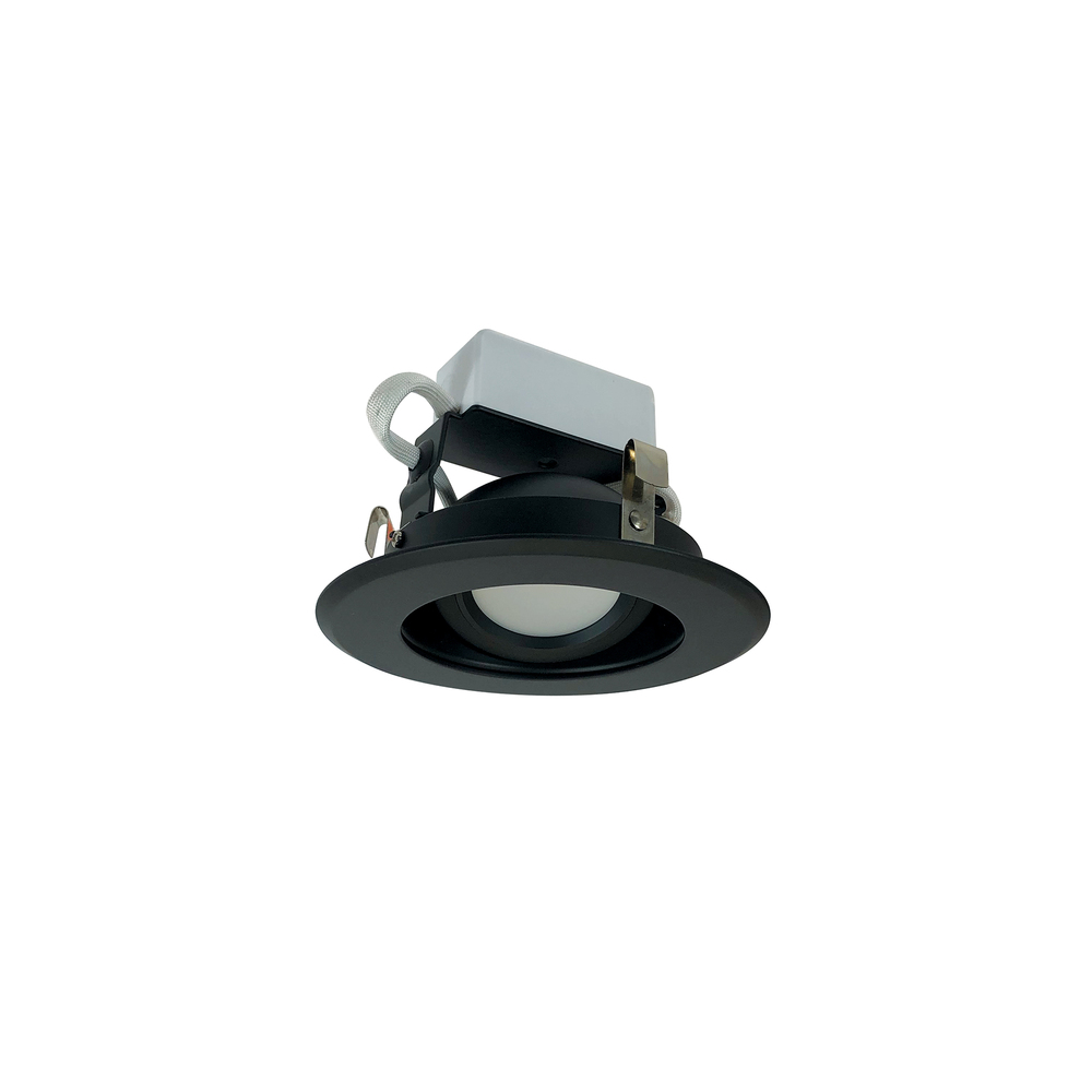 4" Cobalt Adjustable LED Retrofit, 1000lm / 12W, 2700K, Black Reflector / Black Flange