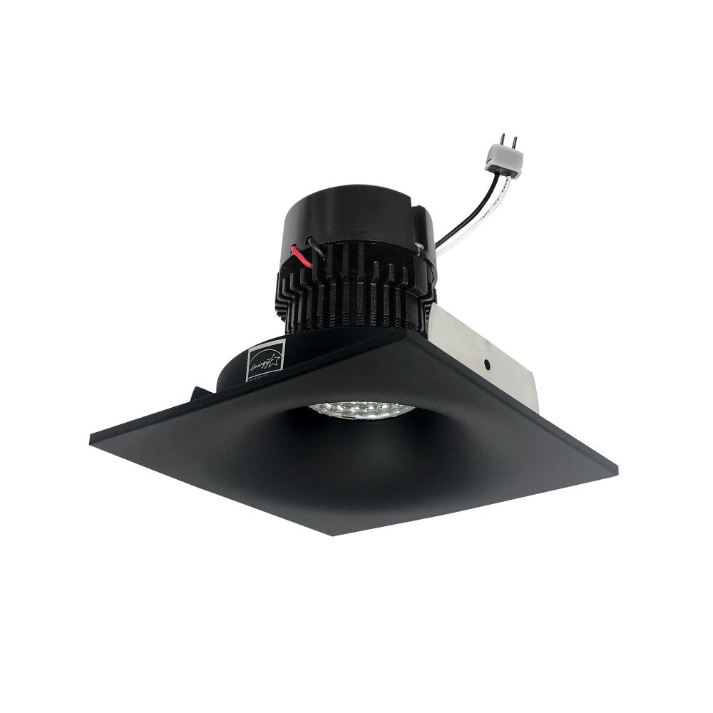 4" Pearl Low Voltage LED Square Bullnose Retrofit, 1200lm / 11W, 2700K, Black Finish