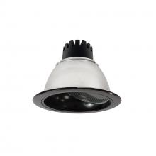 Nora NC3-66L227NBB - 6" Sapphire III Round Wall Wash Reflector, 1500lm, 2700K, Narrow Flood Optic, Black