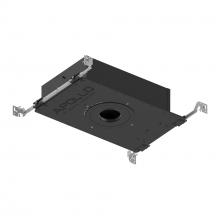 Nora NHAP-3R05L3CD25DT - 3" Apollo Round Non-IC Airtight New Construction Housing w/ 0.5" to 0.875" Ceiling