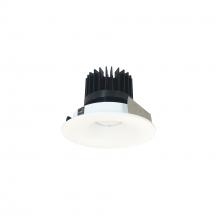 Nora NIO-4RNB27XMPW/HL - 4" Iolite LED Round Bullnose, 1500lm/2000lm/2500lm (varies by housing), 2700K, Matte Powder