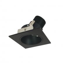 Nora NIO-4SD50XBB - 4" Iolite LED Square Adjustable Reflector with Round Aperture, 800lm / 14W, 5000K, Black