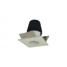 Nora NIO-1SNG35XWW - 1" Iolite LED NTF Square Reflector with Round Aperture, 600lm, 3500K, White Reflector / White