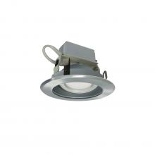 Nora NLCBC-46927XHZN - 4" Cobalt Adjustable LED Retrofit, 1000lm / 12W, 2700K, Haze Reflector / Natural Metal Flange