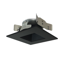 Nora NLCBS-4561227BB - 4" Cobalt Shallow High Lumen LED Trim, Square/Square Regress, 1250lm, 2700K, Black