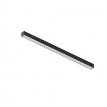 Nora NLINSW-4334B/EM - 4' L-Line LED Direct Linear w/ Selectable Wattage, CCT, & Integral Emergency, Black Finish