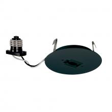 Nora NT-374B - 4" Track Monopoint Retrofit Kit, Black Finish