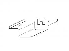 Nora NT-307S - Floating Canopy Feed for One-Circuit Track, Silver Finish