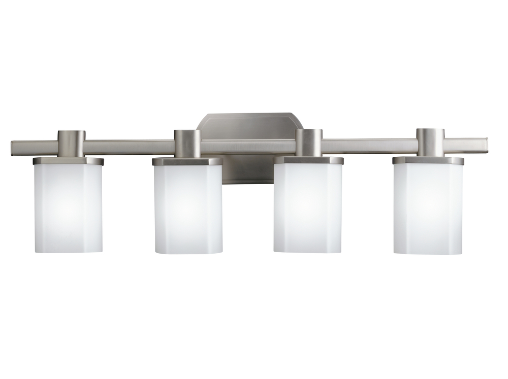 LEGÃ‰™ 4 Light Vanity Light Brushed Nickel