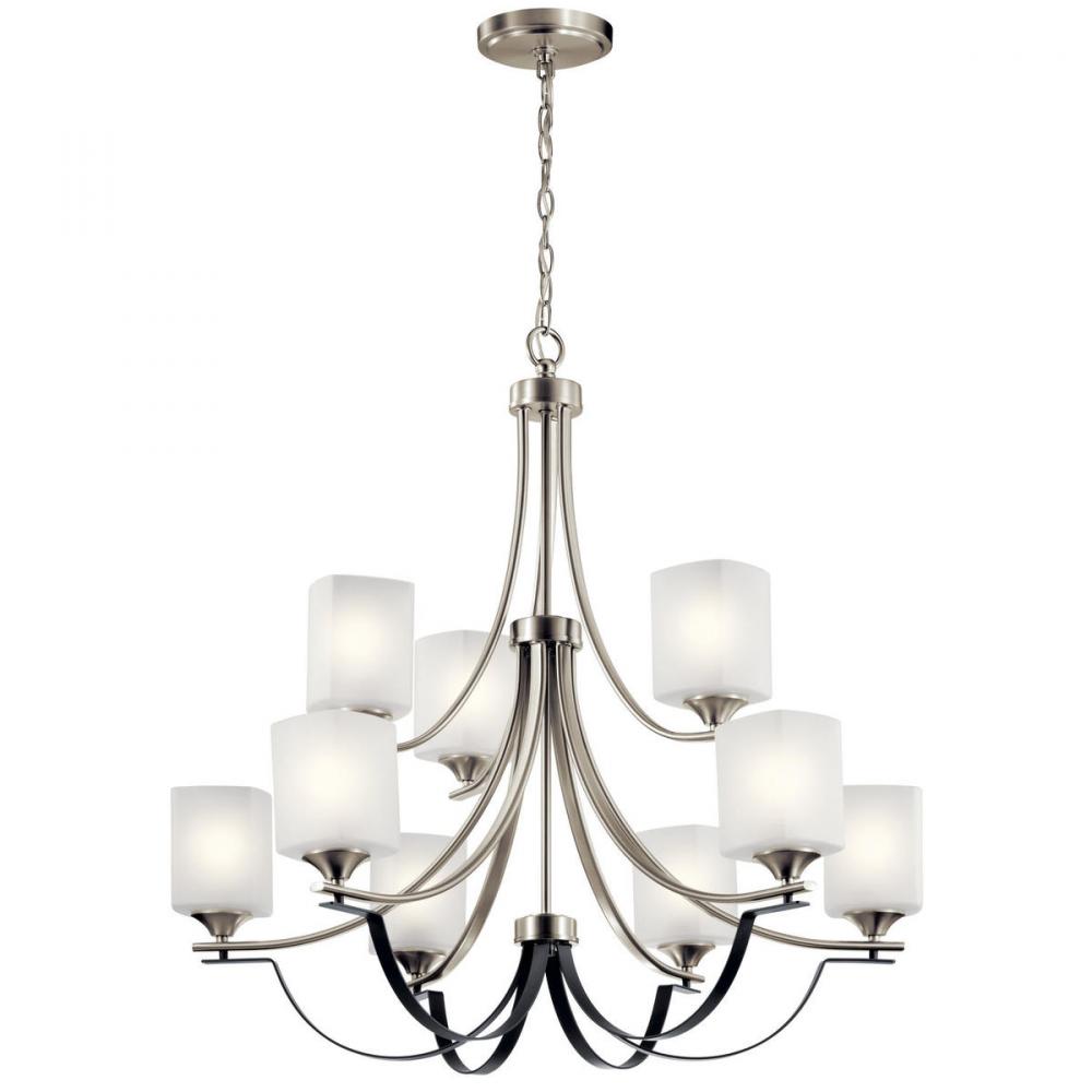 Tula™ 9 Light Chandelier Brushed Nickel